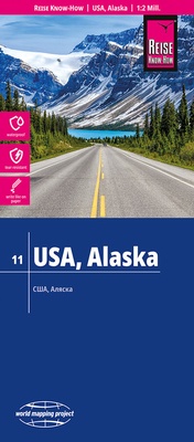 Abbildung von: Reise Know-How Landkarte USA 11, Alaska (1:2.000.000) - Reise Know-How Verlag Peter Rump GmbH
