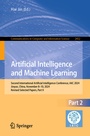 Cover: Artificial Intelligence and Machine Learning - Springer