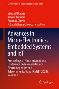 Abbildung von: Advances in Micro-electronics, Embedded Systems and IoT - Springer Nature Switzerland AG