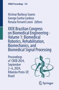 Cover: XXIX Brazilian Congress on Biomedical Engineering - Volume 1: Biomedical Robotics, Rehabilitation, Biomechanics, and Biomedical Signal Processing - Springer