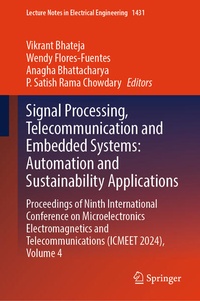 Enlarge image Cover: Signal Processing, Telecommunication and Embedded Systems: Automation and Sustainability Applications - Springer