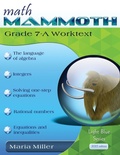 Cover: Math Mammoth Grade 7-A Worktext - Math Mammoth