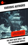 Cover: The Deep Blue Shelf: 140 Sea Adventure Novels - Sharp Ink