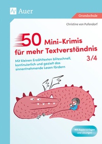 Abbildung von: 50 Mini-Krimis für mehr Textverständnis 3/4 - Auer Verlag in der AAP Lehrerwelt GmbH