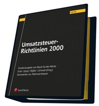 Abbildung von: Umsatzsteuer-Richtlinien 2000 - LexisNexis ARD ORAC