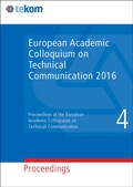 Cover: European Academic Colloquium on Technical Communication 2016 - tcworld