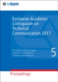 Cover: European Academic Colloquium on Technical Communication 2017 - tcworld