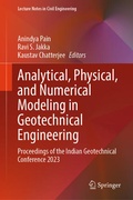 Cover: Analytical, Physical, and Numerical Modeling in Geotechnical Engineering - Springer