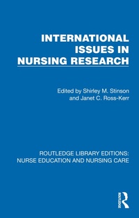 Abbildung von: International Issues in Nursing Research - Routledge