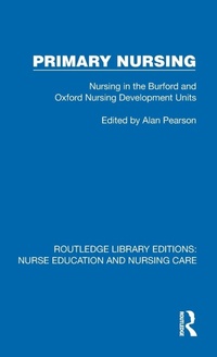 Enlarge image Cover: Primary Nursing - Routledge