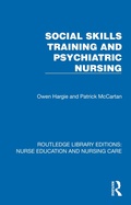 Cover: Social Skills Training and Psychiatric Nursing - Routledge