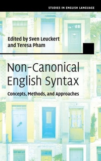Enlarge image Cover: Non-Canonical English Syntax - Cambridge University Press