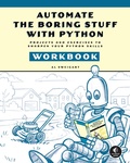 Cover: Automate the Boring Stuff with Python Workbook - No Starch Press