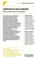 Cover: Collection F - L'enfant et les langues :Rep&egrave;res et d&eacute;marches pour l'enseignant - Hachette Fran&ccedil;ais Langue Etrang&egrave;re