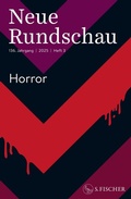 Cover: Neue Rundschau 2025/3 - S. Fischer