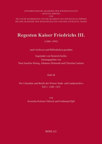 Abbildung von: Regesten Kaiser Friedrichs III. (1440-1493) - Böhlau
