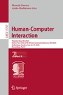 Cover: Human-Computer Interaction - Springer