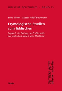 Abbildung von: Etymologische Studien zum Jiddischen - Buske, H