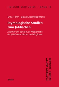 Abbildung von: Etymologische Studien zum Jiddischen - Buske, H