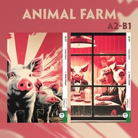 Abbildung von: Animal Farm - A2-B1 - 2 Teile (+ Audio-Online) - EasyOriginal Verlag