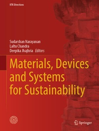 Enlarge image Cover: Materials, Devices and Systems for Sustainability - Springer Nature Switzerland AG