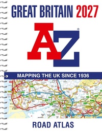 Abbildung von: Great Britain A-Z Road Atlas 2027 (A4 Spiral) - HarperCollins