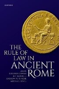 Enlarge image Cover: The Rule of Law in Ancient Rome - Oxford University Press