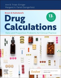 Abbildung von: Brown and Mulholland's Drug Calculations - Churchill Livingstone