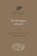 Cover: The Menologion of Basil II - Harvard University Press