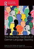 Cover: The Routledge Handbook of German Language Teaching - Routledge
