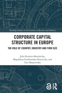 Bild vergrößern Bild: Corporate Capital Structure in Europe - Routledge/Taylor