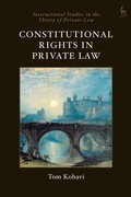 Cover: Constitutional Rights in Private Law - Hart Publishing
