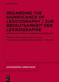 Abbildung von: Regarding the Significance of Lexicography / Zur Bedeutsamkeit der Lexikographie - De Gruyter