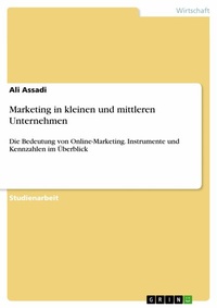 Abbildung von: Marketing in kleinen und mittleren Unternehmen - GRIN Verlag