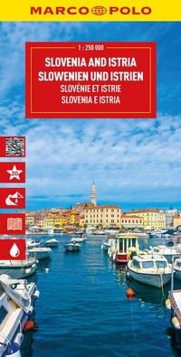 Abbildung von: MARCO POLO Reisekarte Slowenien und Istrien 1:250.000 - MARCO POLO ein Imprint von MAIRDUMONT