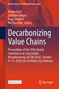 Cover: Decarbonizing Value Chains - Springer