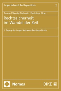 Abbildung von: Rechtssicherheit im Wandel der Zeit - Nomos