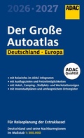 Bild: ADAC Der Große Autoatlas 2026/2027 Deutschland und seine Nachbarregionen 1:300.000 - ADAC Kartografie ein Imprint von MAIRDUMONT