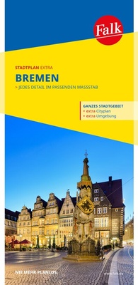 Abbildung von: Falk Stadtplan Extra Bremen 1:22.500 - Falk ein Imprint von MAIRDUMONT