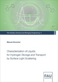Cover: Characterization of Liquids for Hydrogen Storage and Transport by Surface Light Scattering - FAU University Press