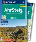 Cover: KOMPASS Wanderf&uuml;hrer Ahrsteig mit Rotweinwanderweg, 30 Touren/Etappen mit Extra-Tourenkarte - KOMPASS-Karten