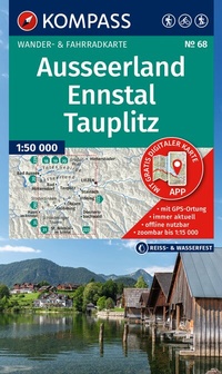 Abbildung von: KOMPASS Wanderkarte 68 Ausseerland, Ennstal, Tauplitz 1:50.000 - KOMPASS-Karten
