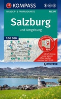 Abbildung von: KOMPASS Wanderkarten-Set 291 Salzburg und Umgebung (2 Karten) 1:50.000 - KOMPASS-Karten