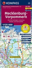Bild: KOMPASS Großraum Fahrradkarte 3702 Mecklenburg-Vorpommern 1:125.000 - KOMPASS-Karten