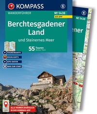 Abbildung von: KOMPASS Wanderführer Berchtesgadener Land und Steinernes Meer, 55 Touren mit Extra-Tourenkarte - KOMPASS-Karten