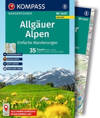 Abbildung von: KOMPASS Wanderführer Allgäuer Alpen, einfache Wanderungen, 35 Touren mit Extra-Tourenkarte - KOMPASS-Karten