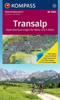 Cover: KOMPASS Radfernwegekarte Transalp Panoramakarte 1:2 Mio. - KOMPASS-Karten