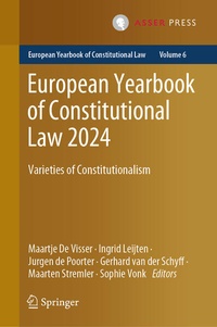 Abbildung von: European Yearbook of Constitutional Law 2024 - T.M.C. Asser Press