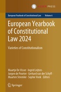 Cover: European Yearbook of Constitutional Law 2024 - T.M.C. Asser Press