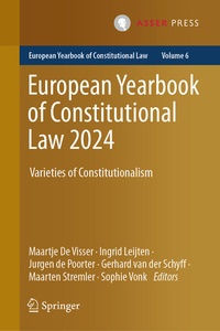Abbildung von: European Yearbook of Constitutional Law 2024 - T.M.C. Asser Press